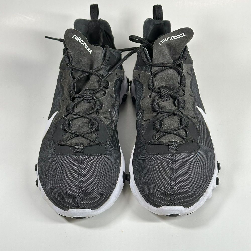 Nike React Element 55 Running Sneaker Mens US Size 11.5 Shoes - Black BQ6166-003 - Picture 11 of 16